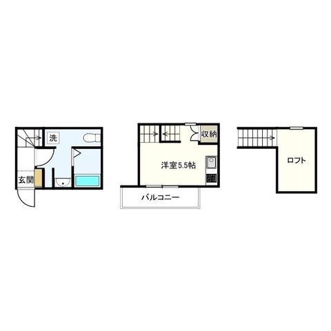 拡大写真:ル サブール 1階Eの間取り