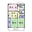 倉敷市笹沖の間取図
