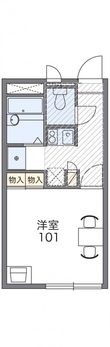 高梁市奥万田町の間取図