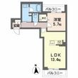 写真：岡山市北区伊福町１丁目4階の間取図