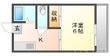 岡山市北区京橋町の間取図