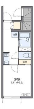 倉敷市笹沖の間取図