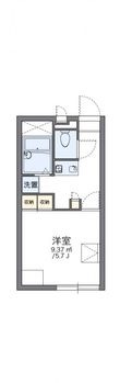高梁市奥万田町の間取図