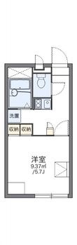 写真:岡山市東区瀬戸町江尻 2階209の間取図
