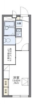写真:倉敷市藤戸町天城 2階201の間取図