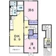 久米郡美咲町原田の間取図