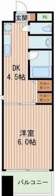 大阪市西淀川区御幣島2丁目の間取図