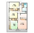淀川ハイライフマンションの間取図