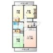 エバーグリーン竹島の間取図