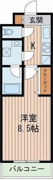 リバースクエア103の間取図