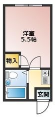 奥田ハイツの間取図