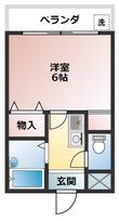 ベルメゾン一須賀Ⅰ号館の間取図