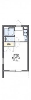 レオパレスWITH-Aの間取図
