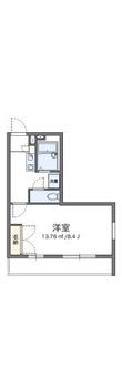 レオパレスWITH-Aの間取図