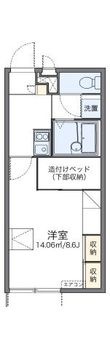 レオパレスリゲルの間取図