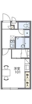 レオパレスシャルマンアンジュの間取図