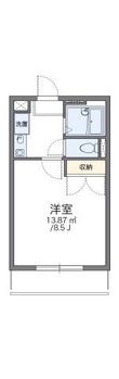 レオパレスWITH-Aの間取図