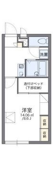 写真：レオパレス外環富田林Ⅱ2階の間取図