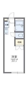 レオパレス藤本Ⅱの間取図