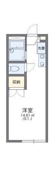 レオパレス藤本Ⅱの間取図