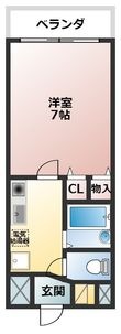 ヴェルドミール喜志の間取図