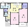 アザレーアⅠの間取図