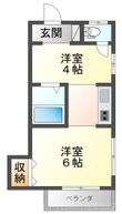 飯塚荘の間取図