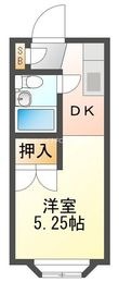 ヘリオス378谷保の間取図