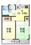 コーポサンレイの間取図