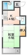 みつわマンションの間取図