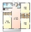 ヘリオス378小平栄町の間取図