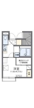 レオパレスライト IIの間取図