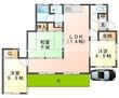 立川柏町3丁目貸家の間取図