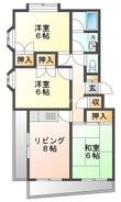 ベルハイネスの間取図
