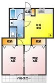グリーンエイトの間取図