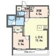 朝霞市西原2丁目の間取図