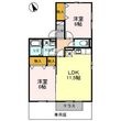 オークスハイムつきぢの間取図