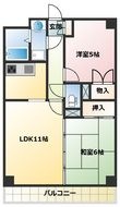 スカイビュウ11の間取図