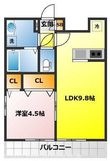 リーブルファイン川越砂の間取図