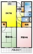 ヴィラヤマダの間取図