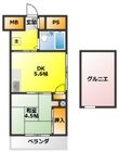 おおいビラはいめんの間取図