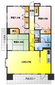 ユアコート川越カレナの間取図