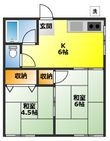 やよいコーポの間取図