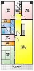 川越パークファミリアの間取図