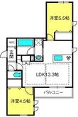 シャルール仙波の間取図