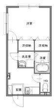 ハピネス松ヶ丘の間取図