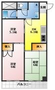 サンライズ福沢の間取図
