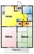 シティハイツ岸町の間取図