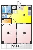 メゾンローリエの間取図
