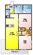 メゾンブリアン川越の間取図